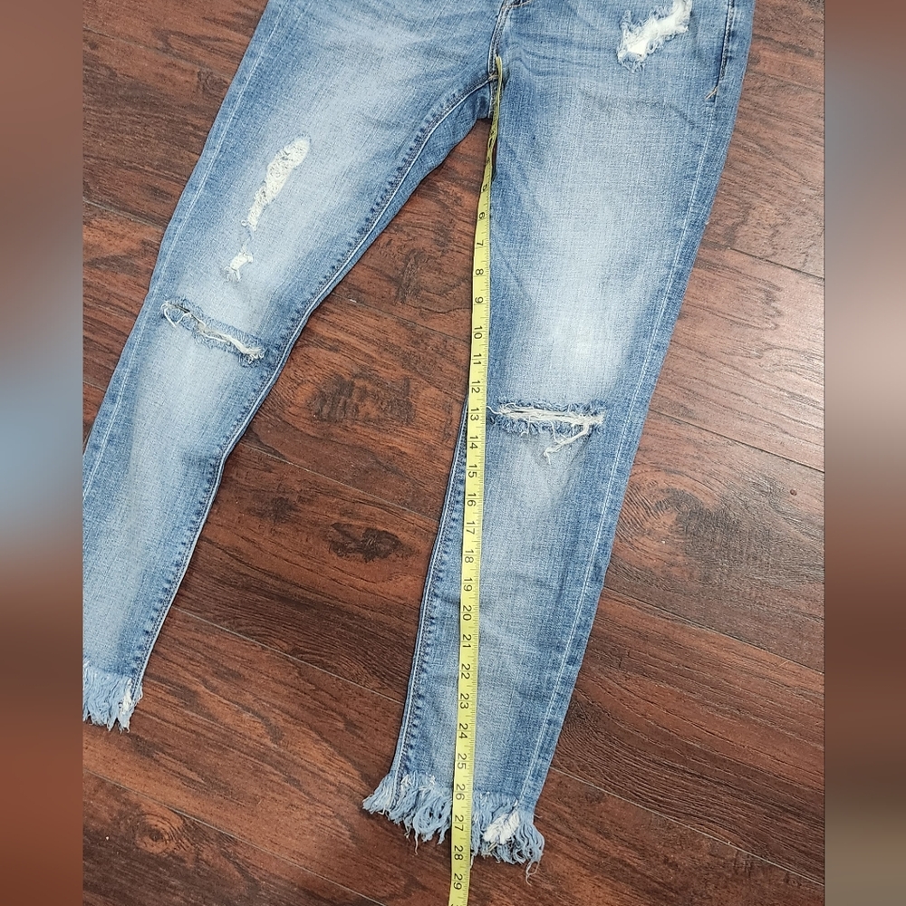 Express Performance Cropped Legging Mid Rise Jeans - image 7